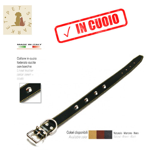 Collare per cane cuoio - per,