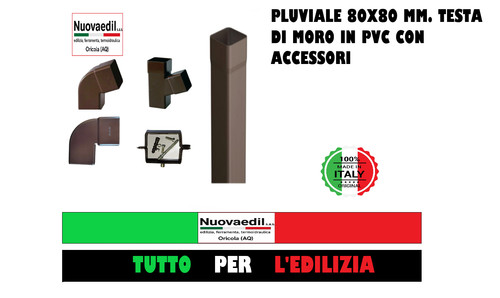 Tubo pluviale discesa - tubo, gronda