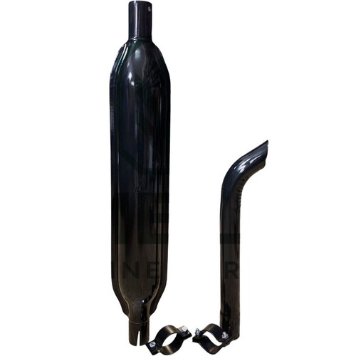 Kit marmitta tonda trattore - kit,
