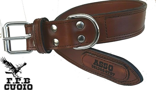 Collare cuoio pelle - in,